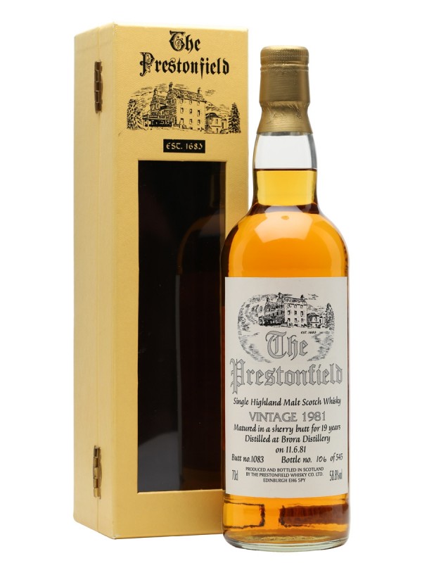 Brora 1981 19 Year Old Sherry Signatory