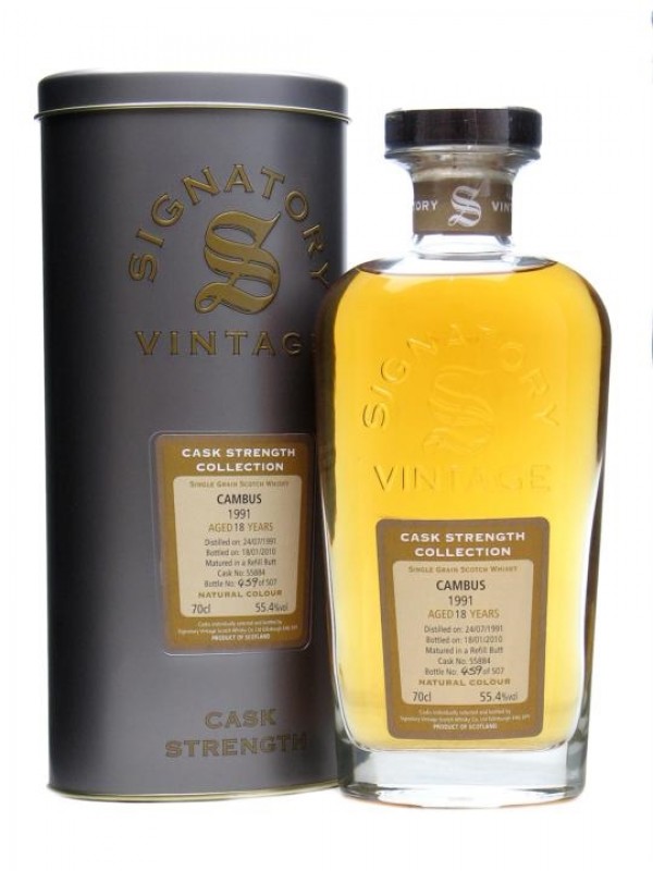 Cambus 1991 18 Year Old Signatory