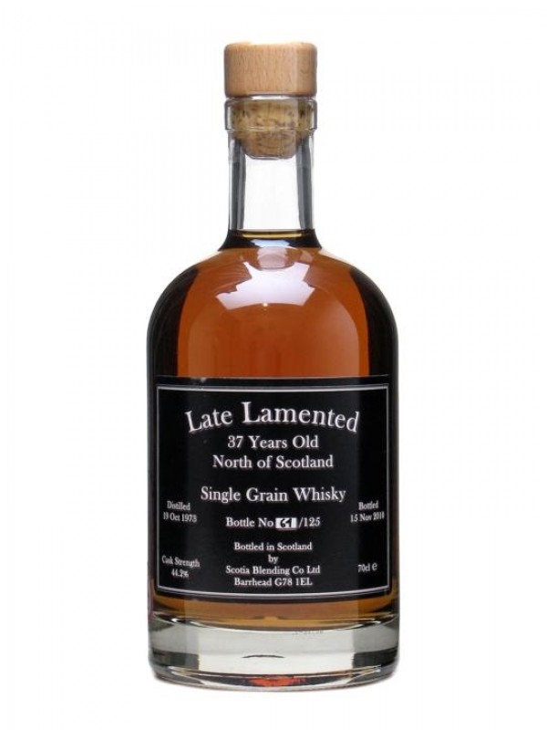 North of Scotland 1973 37 Year Old Late Lamented Scotia Blending