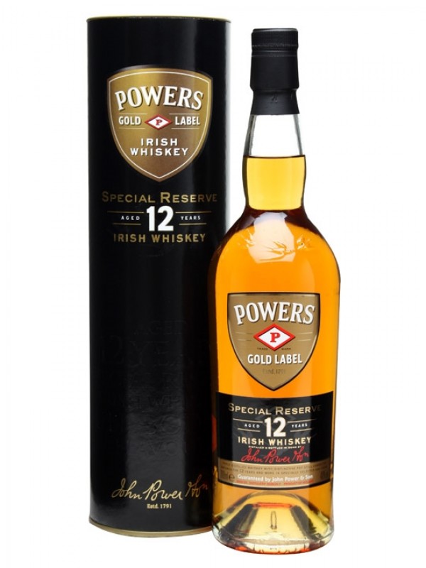 Powers Gold Label 12 Year Old Irish Whiskey Special Reserve