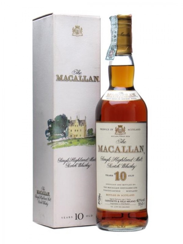 Macallan 10 Year Old Sherry Wood