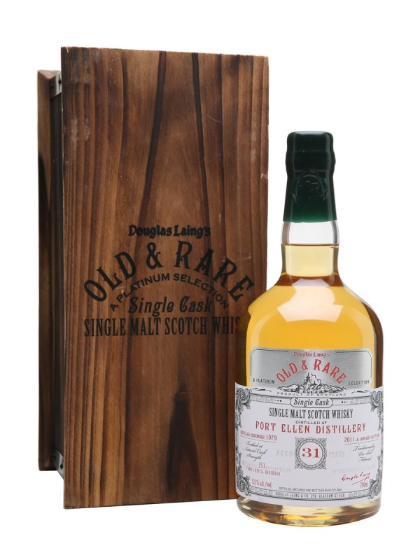 Port Ellen 1979 31 Year Old Refill Hogshead Douglas Laing Platinum Selection
