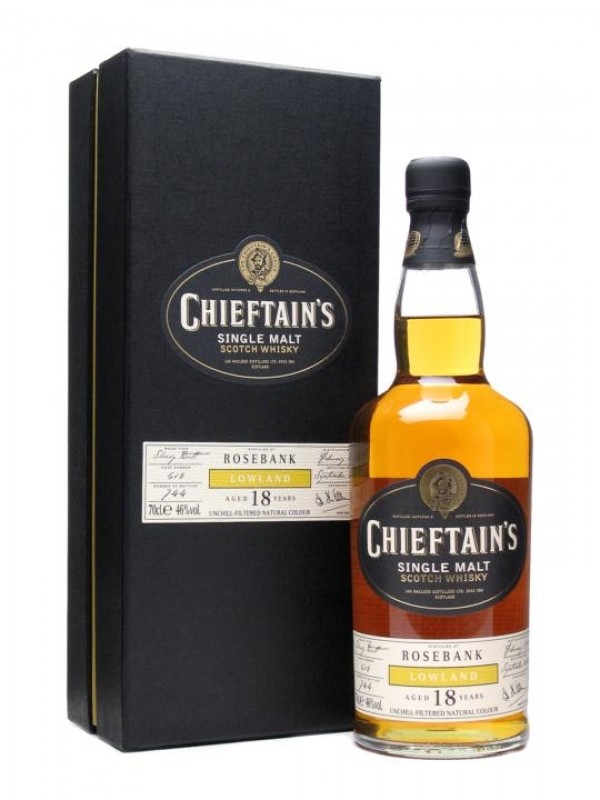 Rosebank 1990 18 Year Old Sherry Butt Chieftain's Ian Macleod Chieftain