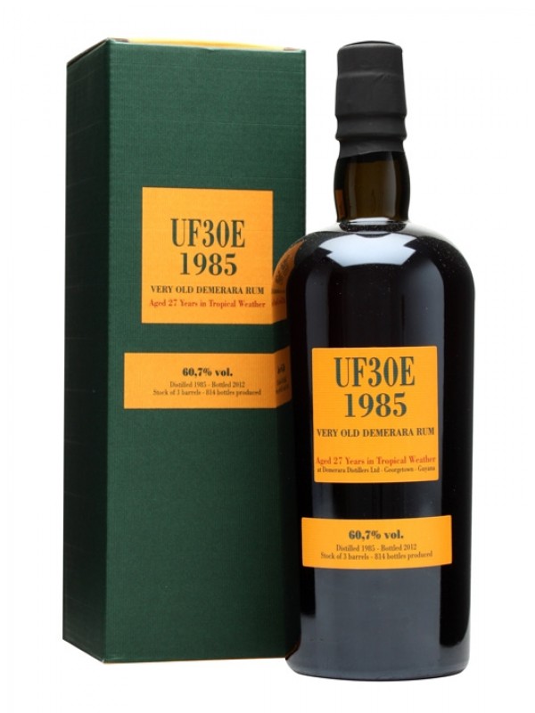 UF30E Uitvlugt 1985 27 Year Old Demerara Rum