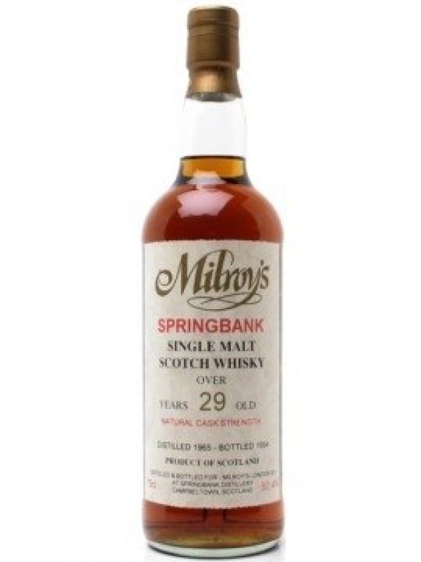 Springbank 1965 29 Year Old Dark Milroy's
