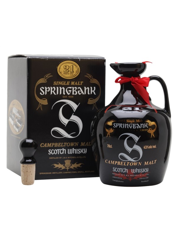 Springbank 21 Year Old Black Ceramic