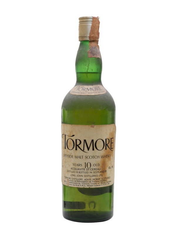 Tormore 10 Year Old Bottled 1980s Green Bottle