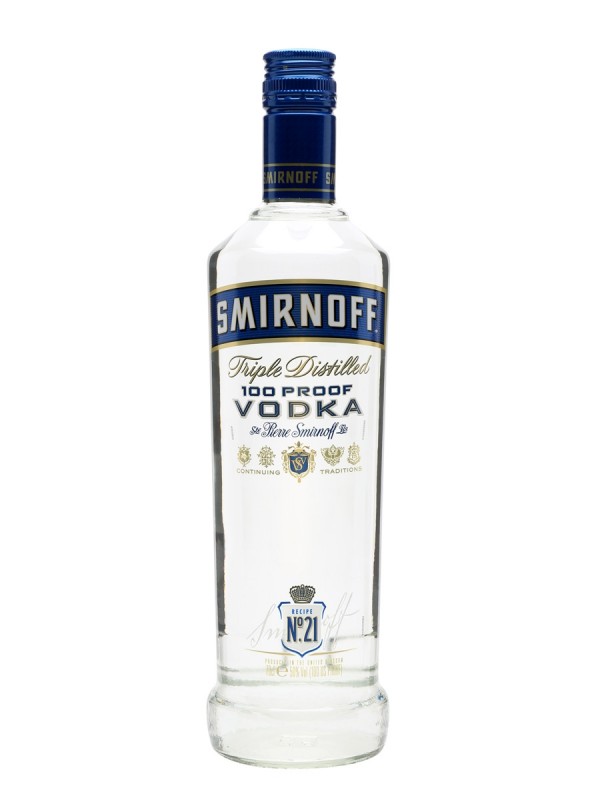 Smirnoff Blue Export Strength Vodka