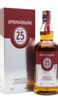 Springbank 25 Year Old / Bottled 2019