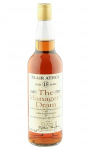 Blair Athol 15 Year Old, The Manager's Dram 1996 Bottling