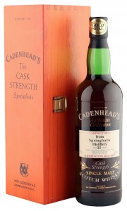 Springbank 1965 31 Year Old, Cadenhead's Cask Strength Sherrywood