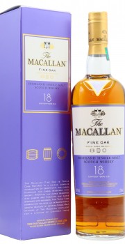 Macallan Fine Oak Speyside Single Malt 18 year old