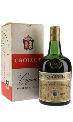 Croizet 1894 Cognac / Reserve Royale / Fine Champagne / Bottled 1960s