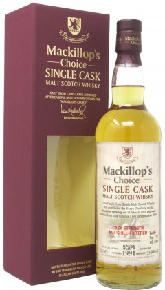 Scapa Mackillop's Choice Single Cask #1191 1991 23 year old