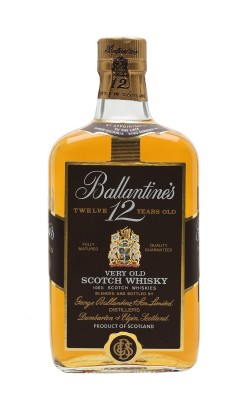 Ballantine's 12 Year Old / Bottled 1980s Blended Scotch Whisky
