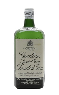 Gordon's Gin / Spring Cap / Bottled 1950s