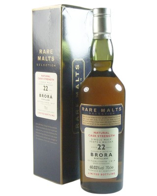 Brora 1972 22 Year Old, 60.02% ABV, Rare Malts Selection with Box