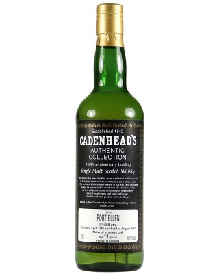 Port Ellen 1981 11 Year Old, Cadenhead's 150th Anniversary Bottling