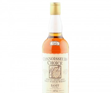 Banff 1974, Gordon & MacPhail Connoisseurs Choice 1992 Bottling