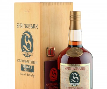 Springbank 30 Year Old, Sherry Cask Nineties Bottling with Wooden Box