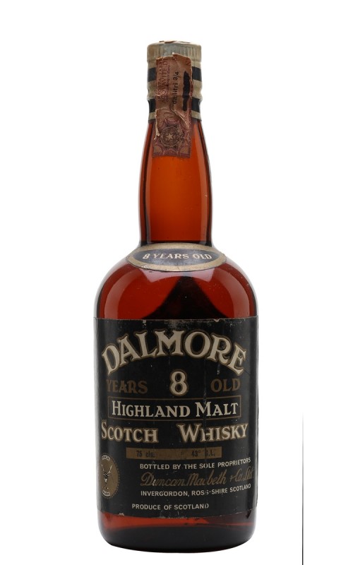 Dalmore 8 Year Old Bottled 1970's