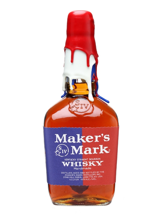 Maker's Mark Rock the Vote Red White Blue Wax 1L | Kentucky Straight