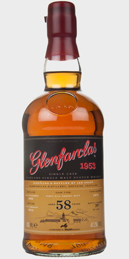 Glenfarclas 58 year old, 1953-2012